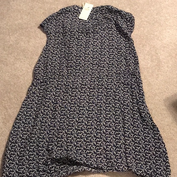 Cotton dress with drawstring waist - Picture 5 of 5